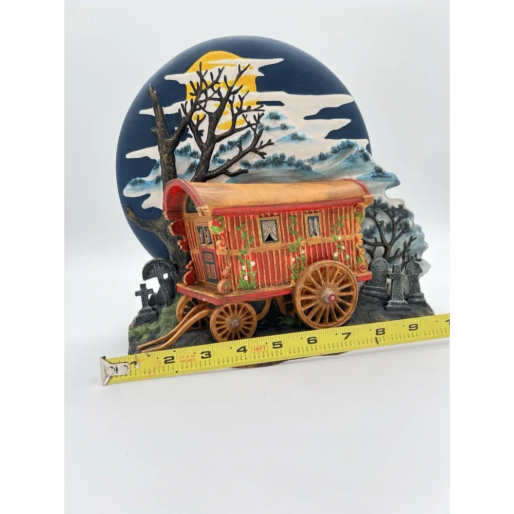 Universal Monsters The Wolf Man Coin Bank Gypsy Wagon 1941 Horror Collectible